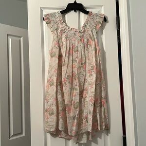 LoveShackFancy Finchley Dress Blushing Dove S